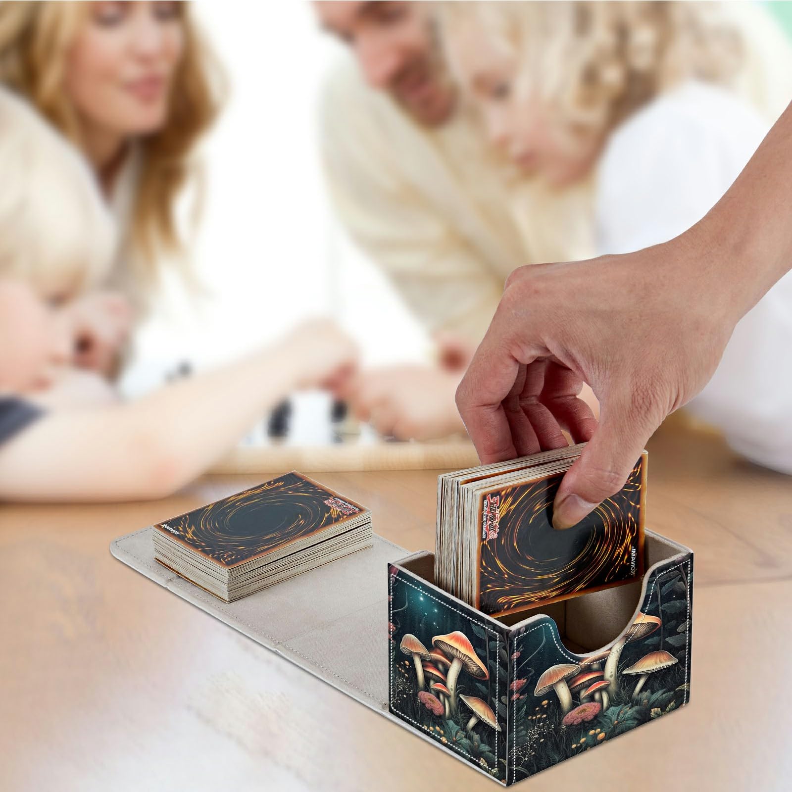 Amazon.com: HEAKIERG Mushroom Card Deck Box Organizer, 100+